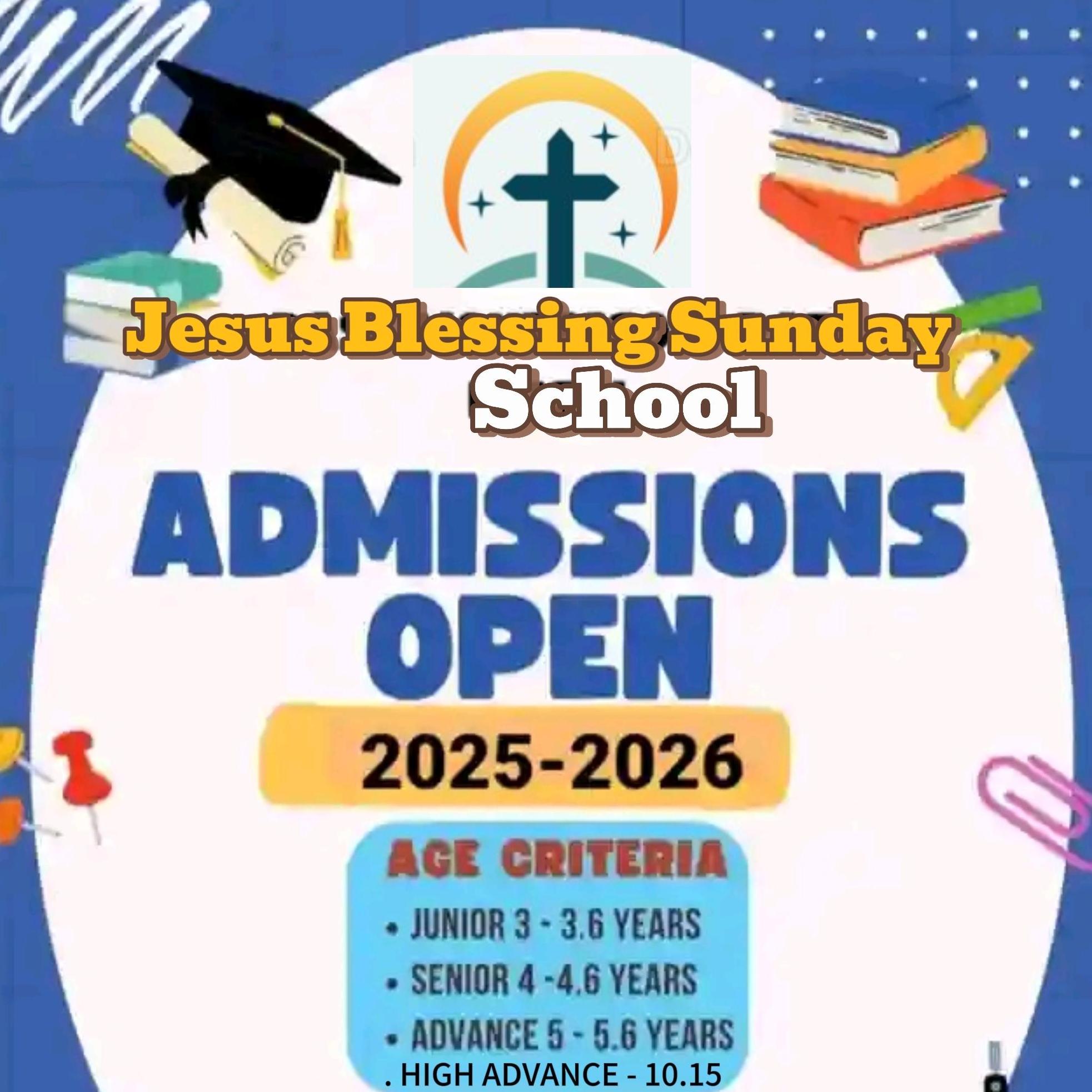 Jesus Blessing Sunday school 